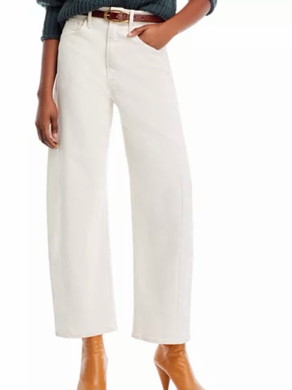 MOTHER the Half Pike Jeans in Natural size 28